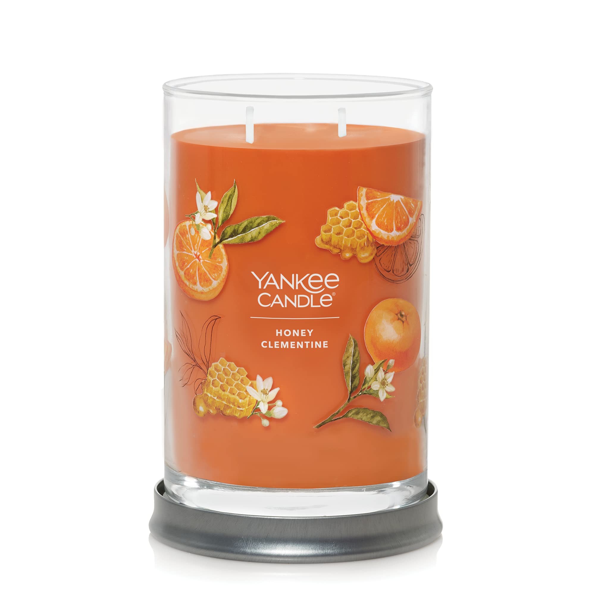 Yankee Candle Sage & Citrus Scented, Classic 22oz Large Jar Single Wick Candle, Over 110 Hours of Burn Time, Ideal for Home Decor and Gifts