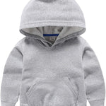 Ding-dong Baby Toddler Kid Boy Girl Solid Casual Pocket Hoodie Sweatershirt Pullover
