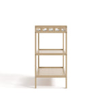 Storkcraft Morningside Changing Table (Driftwood) – GREENGUARD Gold Certified Baby Changing Table, Includes Waterproof Diaper Changing Pad, Easy 30-Minute Assembly, 2 Open Shelves for Storage