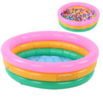 Children Swimming Pool, Baby Basin Pool, Soft Basin Pool, Bright Color Swimming Pool Accompany for Kids Children Playing Fun (S)