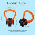KYLELOVE Swimming Nose Clip,Silicone Waterproof Pool Nose Plugs for Swimming and Diving Multi Color Swim Nose Clip for Kids(Age 7+) Adults with Storage Box 10 Packs