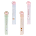 Kogcmeetl 4-Piece Cute Mini Cat Paw Scissors, Stainless Steel & Plastic, Portable, Decorative, Perfect for Crafting & Scrapbooking