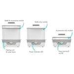 The First Years Modular Baby Bottle Sterilizer - Countertop Bottle Sterilizer - Sanitizes Baby Bottles, Baby Pacifiers, Breast Pump Parts - Baby Bottle Feeding Supplies
