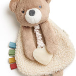 Itzy Ritzy - Itzy Lovey Including Teether - Baby Lovey with Teether, Textured Ribbons & Dangle Arms - Features Crinkle Sound, Sherpa Fabric and Minky Plush (Sloth)