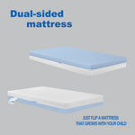 ASANEST Premium Dual Sided Crib Mattress & Protector(1-Pack),Toddler Bed Mattress,5" Thick Firm Soft Crib Mattress,Cooling Washable Knitted Fabric,52 x 28 x 5 inches