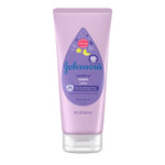 Johnson's bedtime cream tube on a white background