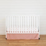 3 Piece Rainbow Boho Crib Bedding Set - Standard Size Nursery Bedding for Boys and Girls with Crib Sheet, Comforter & Crib Skirt