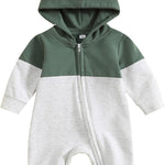 Ledy Champswiin Fall Baby Clothes Newborn Boy Girl Hoodie Romper Long Sleeve Jumpsuit Winter Infant One Piece Outfit