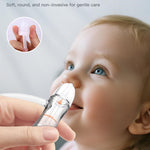 Omnilove Baby Nasal Aspirator Manual Nose Sucker for Newborn & Infant, Manual Pump Silicone Snot Cleaner, Baby Registry Must Haves Newborn Essentials