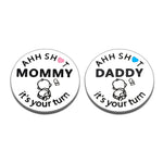 Baby Decision Coin for New Mom Dad Baby Pregnancy Gifts Parent to Be Gifts for Women Men Valentines Day Gifts for Birthday Gift for Newborn Boy Girl First Time Fathers Mothers Day Gift Double-Sided