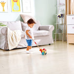 Hape Lilly Musical Push Along | Wooden Push Along Baby Walking Bird, Playful Kids Toy with Detachable Stick, Multicolor, 22.05 Inch