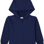 Hanes Baby Pure Comfort Organic Hoodie, French Terry Full-Zip Hooded Sweatshirt, Infant Boys & Girls