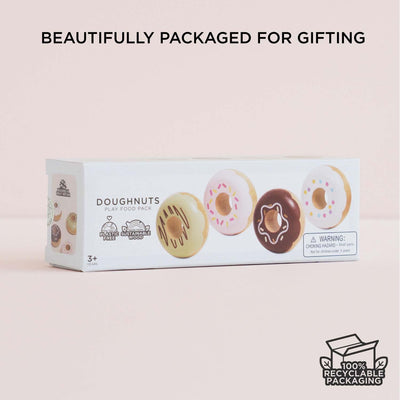 Le Toy Van - Educational Wooden Honeybake Pretend Play Doughnuts Set Toy Cakes | Gorgeous Pretend Play Food | Birthday Cake Or Afternoon Tea Role Play Toy | Great As A Gift