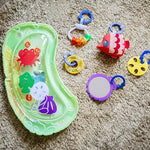 Baby Einstein Sea Floor Explorers 2-in-1 Water Mat, Portable Tummy Time, Activity Play Gym, Sensory Toys, Ages Newborn and Up
