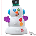 Step2 My First Snowman, Kids Holiday Decorative Christmas Toy, 15-Piece Accessory Kit, Lights and Sounds, Toddlers 18-Months+