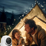 iFamily Split Screen Baby Monitor, Large Display Video Baby Monitor with 2 Cameras and Audio, Long Range, Remote pan tilt, Night Vision, Temperature Sensor, 2 Way Talk, Feeding Clock and lullabies.
