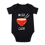 Funny Baby Cute Bodysuit - White Miso Shiru 12M