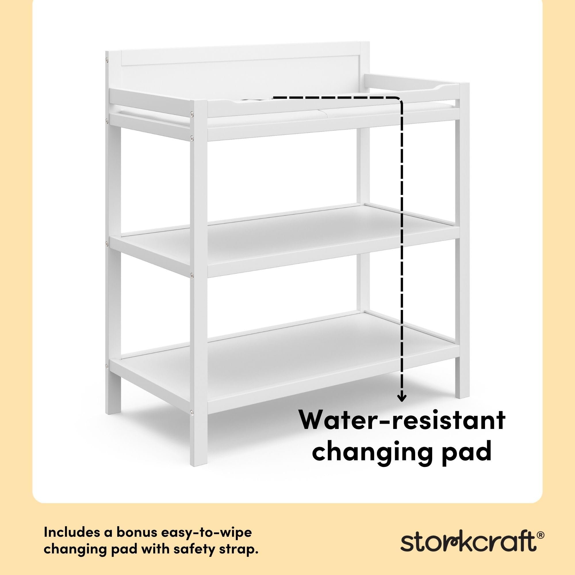 Storkcraft Alpine Changing Table (White) – GREENGUARD Gold - Storkcraft ...