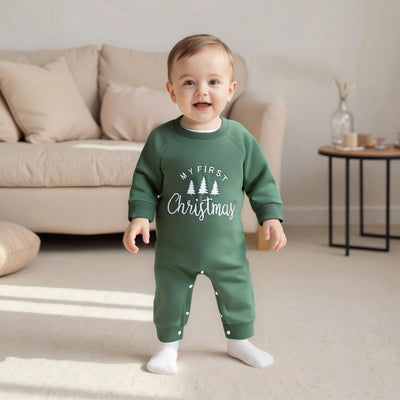 BeQeuewll Newborn Baby Boy Mardi Gras Outfit Infant Sweatshirt Jumpsuit Rompers Babys Spring Carnival Clothes