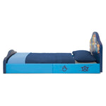 Delta Children PAW Patrol Upholstered Twin Bed, Blue