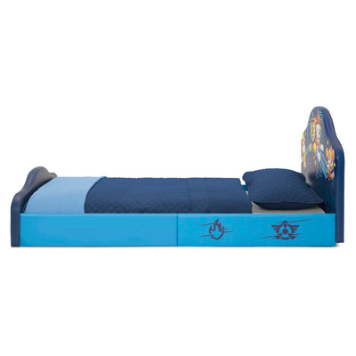 Delta Children PAW Patrol Upholstered Twin Bed, Blue