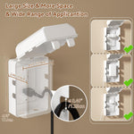 Mom's Choice Gold Awards Winner - EUDEMON 1 Pack Updated Baby Safety Electrical Outlet Cover Box Childproof Plug Cover - More Space for Large Plugs Easy to Install & Use (White)
