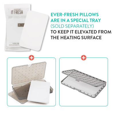 Prince Lionheart Ever-Fresh Wipe Warmer Replacement Pillows for Ultimate Baby Wipe Warmer That Keeps Baby Wipes Warmer and Fresh, Prevents Discoloration in Baby Wipes - Pack of 6