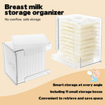 Rainmae Breastmilk Storage Bag Organizer, Breastmilk Freezer Tray, Breast Milk Storage Tower, Convenient Storage for Milk Freezer Bags, Efficiently Store in Freezer Organizer Tower for Nursing Feeding