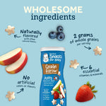Gerber Baby Snacks, Baby Food, Puffs, Strawberry Apple, 1.48 Ounce