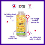 California Baby Calendula Bubble Bath | 100% Plant-Based Kids Bubble Bath | Soothing Lavender Baby Bubble Bath | Free Bubble Wand | 384 mL / 13oz