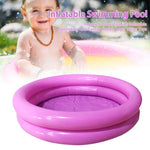 CALIDAKA Inflatable Swimming Pools for 0-3 Years, Inflatable Kiddie Paddling Pools, Blow Up Small Lounge Pools Outdoor Inflatable Swimming Pool (Blue)
