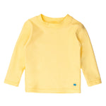 RUGGEDBUTTS Harbor Gray Long Sleeve Rash Guard - 0-3m