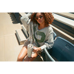 Stanley Quencher ProTour Flip Straw Tumbler with Leakproof Lid 30 oz | Built-In Straw and Handle | Cup Holder Compatible for Travel | Insulated Stainless Steel Cup | BPA-Free | Black Fade