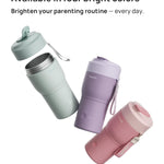Papablic Portable Bottle Warmer Pro — 115W Fastest Heating, Built-in Sterilizer, Baby Milk Warmer On The Go for Travel and Home, 5 Temp Settings and Keep Warm for Breastmilk & Formula (Mint Green)