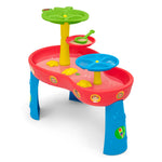 CoComelon Water Table by Delta Children | 3-Tier Activity Water Play Table with 11-Piece Toy Set | Water Sensory Table + Summer Beach Toys for Outside Backyard for Toddlers Ages 2+, Blue
