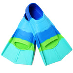 Foyinbet Kids Swim Fins,Youth Flippers Short Swimming Fins Flippers for Lap Swimming Training for Kids Girls Boys 2XS