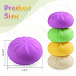Dumpling Squishy Mystery Box, Dumplings Squeeze Stress Balls for Kids & Adults, Sensory Fidget Toys for Anxiety Relief, Crazy Fun Surprise Dumpling Ideal Gift for Boys,Girls,Teens(Pink)