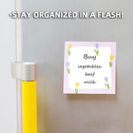 RAINBAM Cute 4 Pack/200 Sheets 3x3 inch Sticky Notes Set, Adorable Cartoon Memo Pads with High-Adhesive, Reusable Tearable Post it Notes for Journal Planners Office School Home, Bulk Stationery Gift