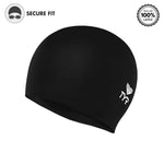TYR Latex Swim Cap for Men and Women, Recreational Swimming Hat, Lightweight Hair Protection and Drag Reduction