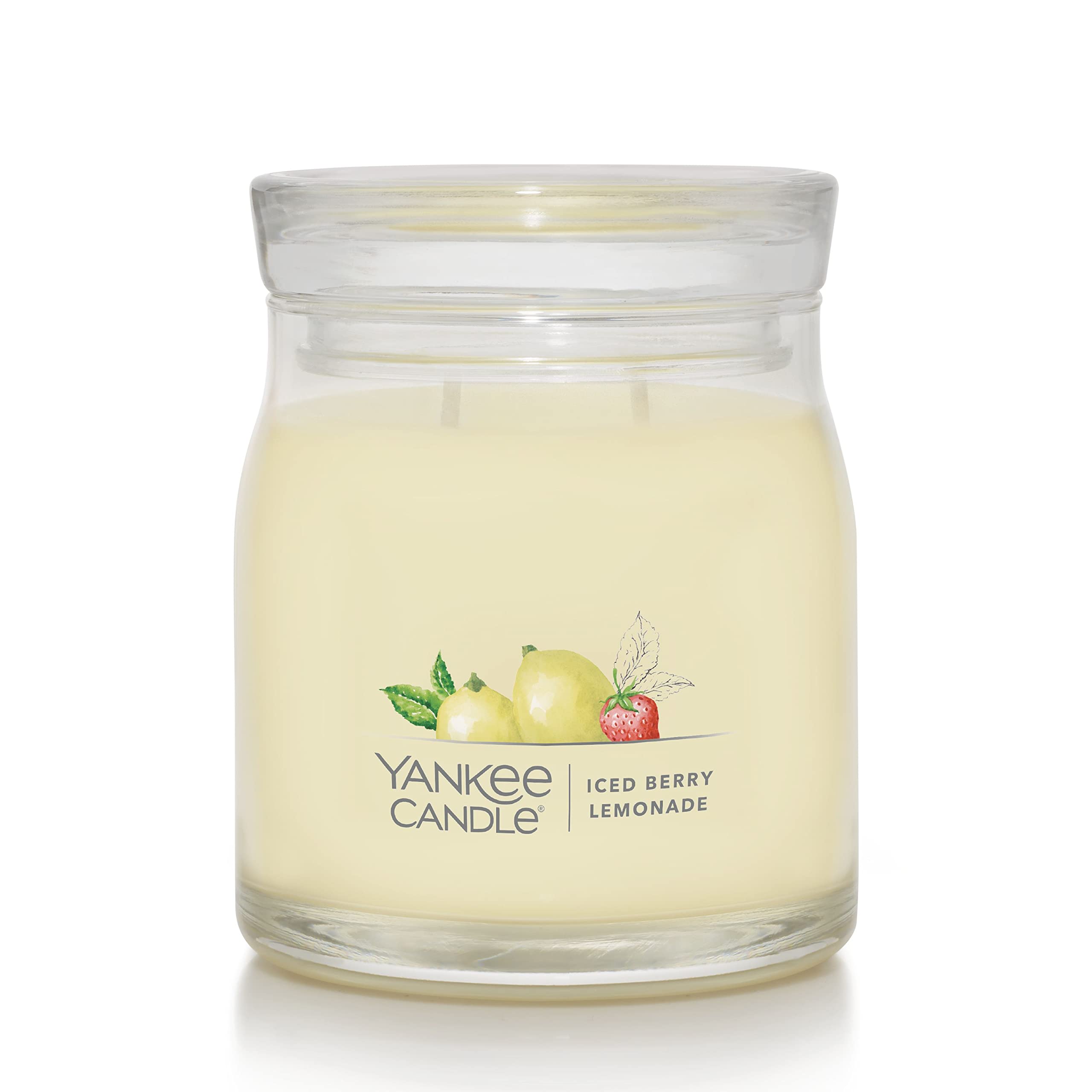 Yankee Candle Sage & Citrus Scented, Classic 22oz Large Jar Single Wick Candle, Over 110 Hours of Burn Time, Ideal for Home Decor and Gifts