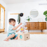 LOVEVERY, The Babbler Play Kit with Bonus Book 'Where is Crew's Shoe', Birthday Play Kit, Montessori Toddler Toy (Best Birthday Gift for 1 Year Old)
