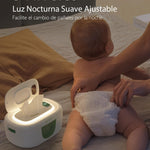 Momcozy Upgrade Wipe Warmer, Dual Seals for Maximum Moisture Wipe Dispenser, Innovative Spring Design, Compatible with 60-80pcs Wipes, Diaper Wipe Warmer with Night Light, 4 Modes of Temperature
