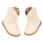 Newsonet Baby Cowboy Boots Infant Cowgirl Western Shoes White 6-12 Months