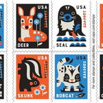 Baby Wild Animals 2025 (Book of 20) First-Class Mail Forever Postage Stamps