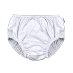 i play. by green sprouts Reusable, Eco Pull-up Swim Diaper, UPF 50, 12 mo, White, Patented Design, STANDARD 100 by OEKO-TEX Certified
