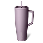 BrüMate Era 40 oz Tumbler with Handle and Straw | 100% Leakproof Insulated Water Bottle Tumbler with Lid and Flexible SoftSip Straw | Made of Stainless Steel | Cup Holder Friendly | 40oz (Dark Aura)