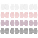 toresper 16 Pairs No Scratch Baby Mittens Newborn Infant Toddler Mittens Soft Elastic Wrist Gloves Mitten for 0-6 Months Boys Girls
