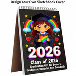 Soucolor 9" x 12" Sketch Book, 100 Sheets Top Spiral Bound Sketchbook with Acid-Free 68lb/100gsm Thick Drawing Paper, Art Sketch Pad for Kids, Adults & Artist, Professional Art Supplies for Beginners