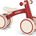 SEREED Baby Balance Bike for 1 Year Old Boys Girls 12-24 Month Toddler Balance Bike, 4 Wheels Toddler First Bike, First Birthday Gifts