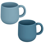 Mintlyfe Pack of 2 Silicone Drinking Mug Cup for Toddler Kids and Children (Color 2)